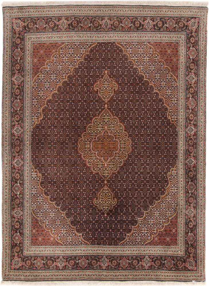 Persian Rug Tabriz 40Raj 6'4"x4'11" 6'4"x4'11", Persian Rug Knotted by hand