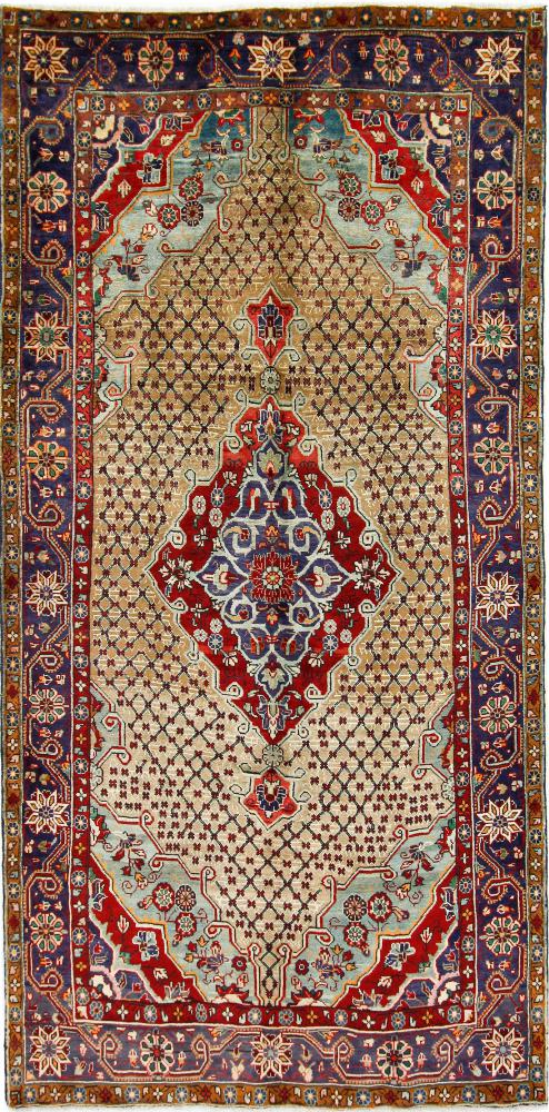 Persian Rug Koliai 10'6"x5'1" 10'6"x5'1", Persian Rug Knotted by hand