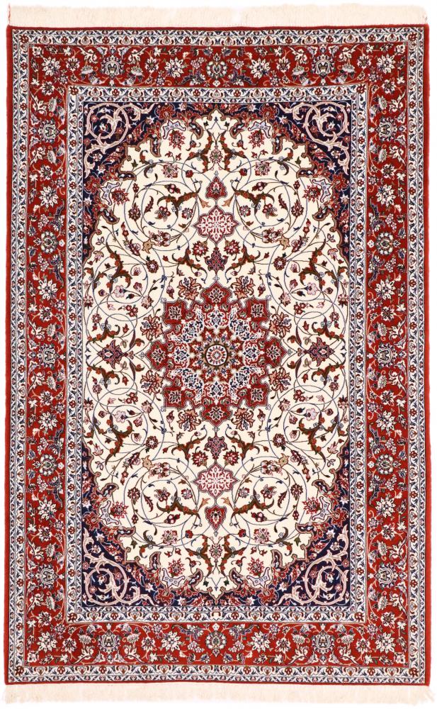 Persian Rug Isfahan Silk Warp 242x154 242x154, Persian Rug Knotted by hand