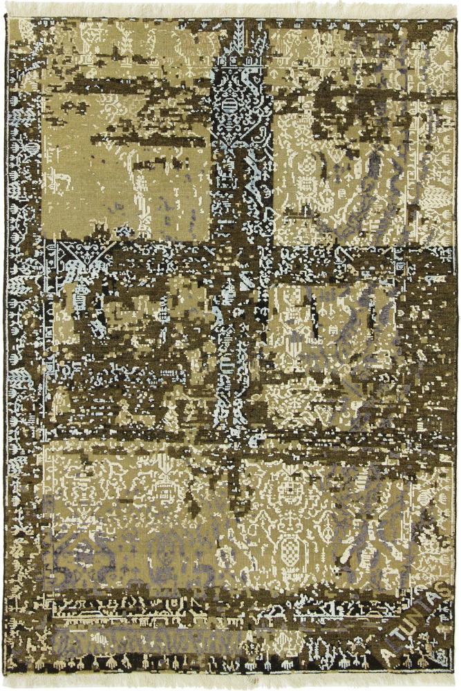 Indiai szőnyeg Sadraa 179x124 179x124, Perzsa szőnyeg Kézzel csomózva