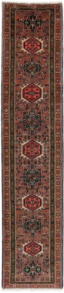 Persian Rug Hamadan 13'1"x2'8" 13'1"x2'8", Persian Rug Knotted by hand