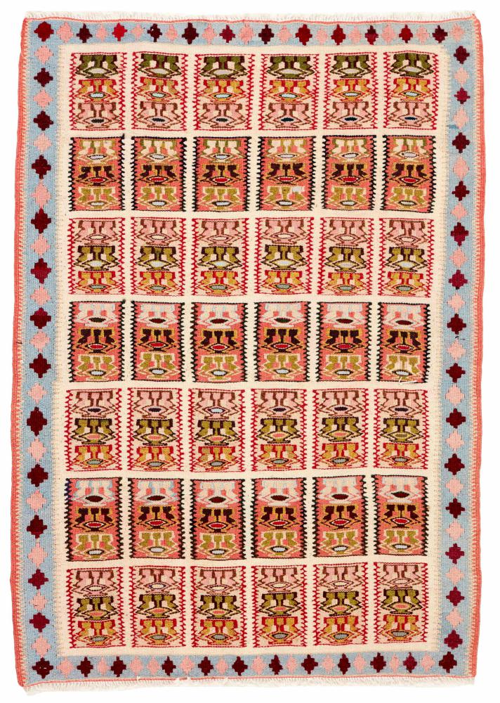  ペルシャ絨毯 キリム センネ 103x73 103x73,  ペルシャ絨毯 手織り
