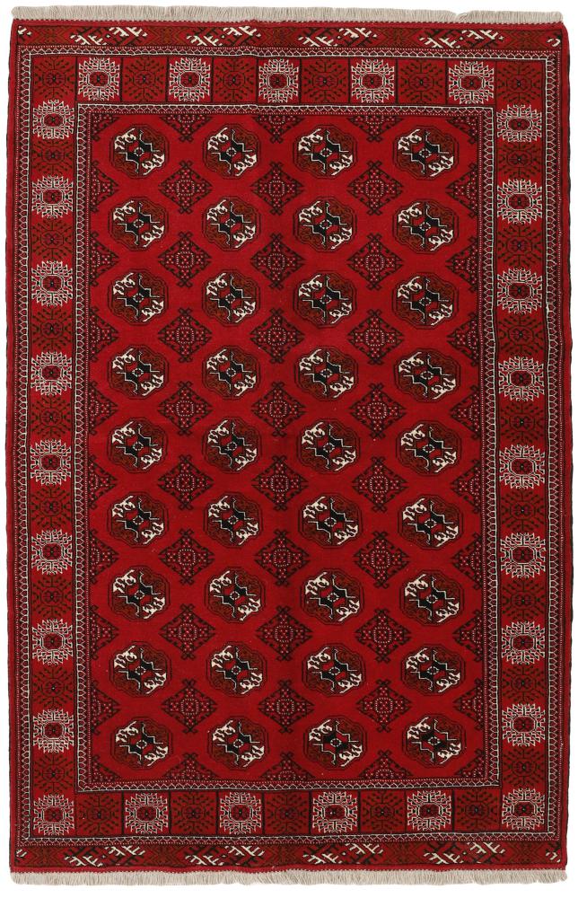 Tapis persan Turkaman 236x153 236x153, Tapis persan Noué à la main