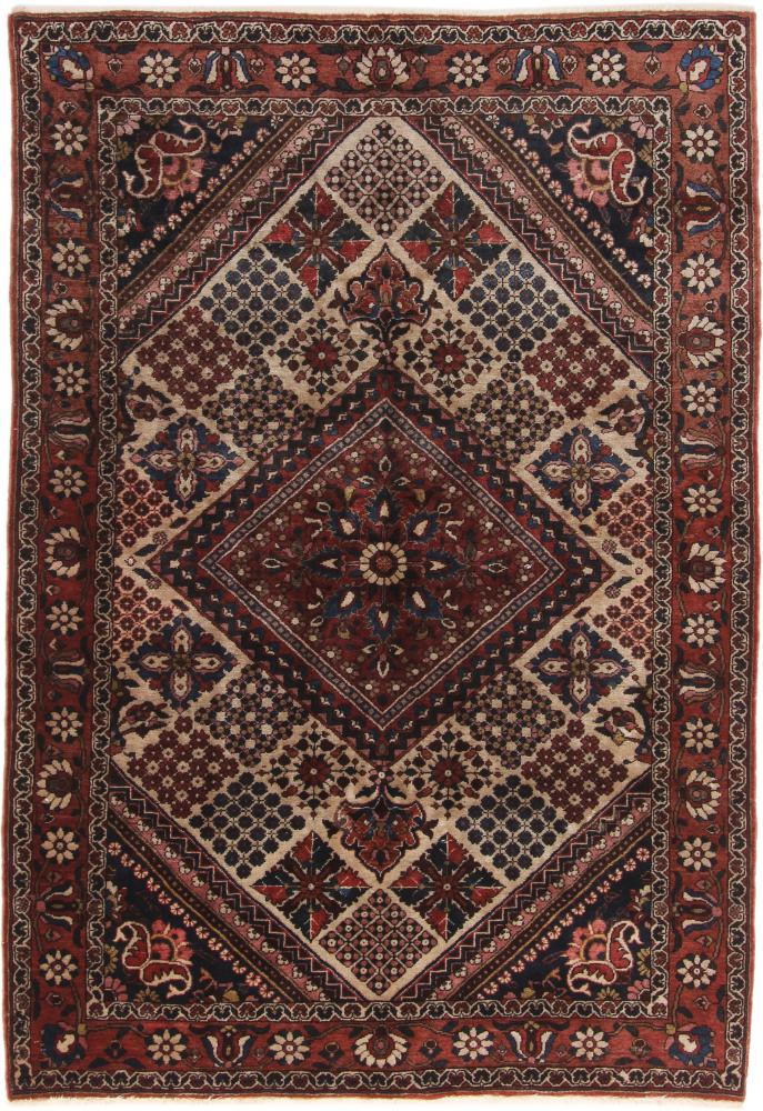 Perzisch tapijt Bakhtiari 6'8"x4'8" 6'8"x4'8", Perzisch tapijt Handgeknoopte