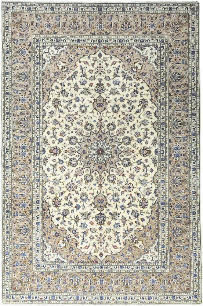 Tapis persan Kashan 9'10"x6'6" 9'10"x6'6", Tapis persan Noué à la main