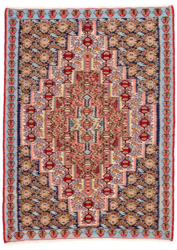 Persian Rug Kilim Senneh 103x78 103x78, Persian Rug Knotted by hand