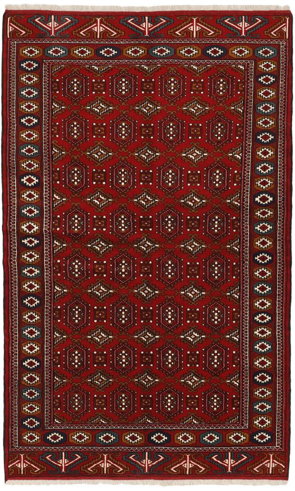 Persian Rug Turkaman 249x154 249x154, Persian Rug Knotted by hand