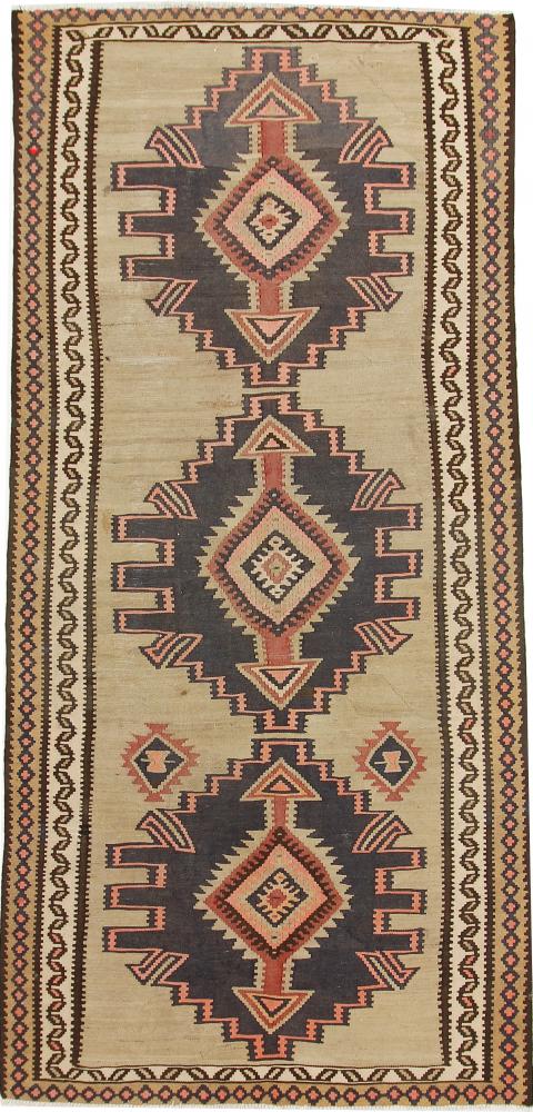 Tapis persan Kilim Fars Azerbaijan Antique 306x150 306x150, Tapis persan Tissé à la main