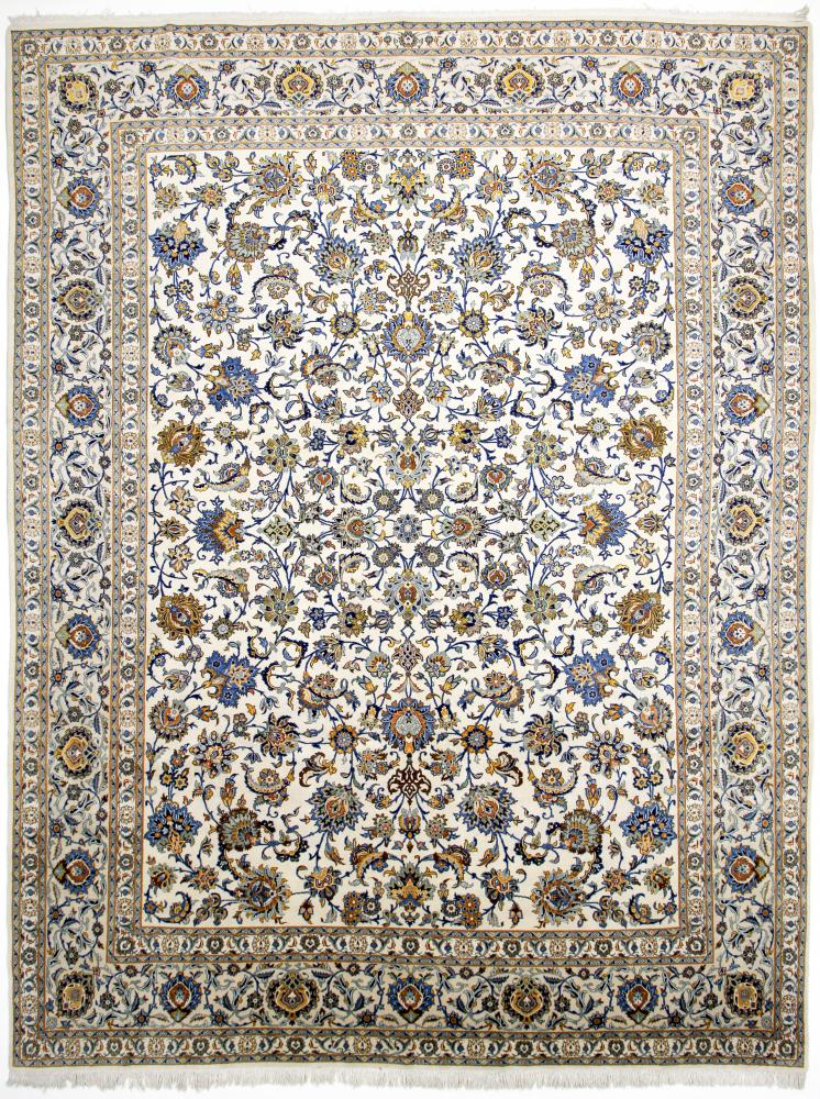 Tapis persan Kashan Antique 419x313 419x313, Tapis persan Noué à la main