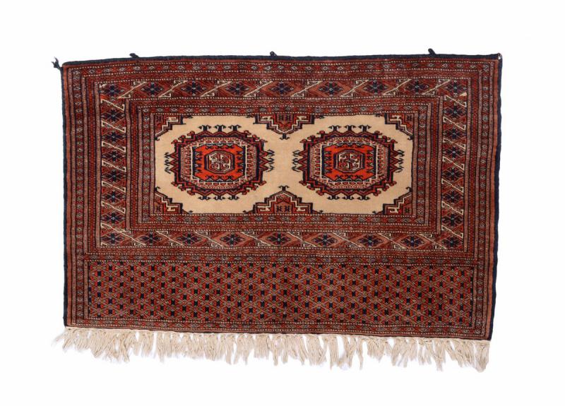 Pakistani rug Pakistan Buchara 2ply 3'1"x1'11" 3'1"x1'11", Persian Rug Knotted by hand