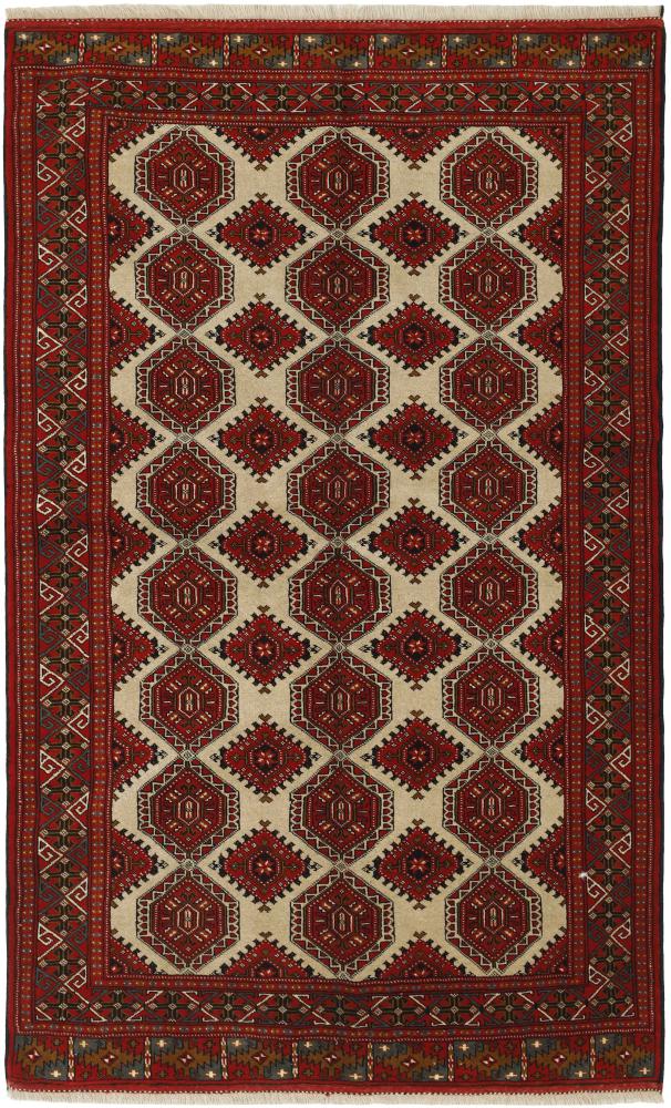 Persisk matta Turkaman 252x157 252x157, Persisk matta Knuten för hand