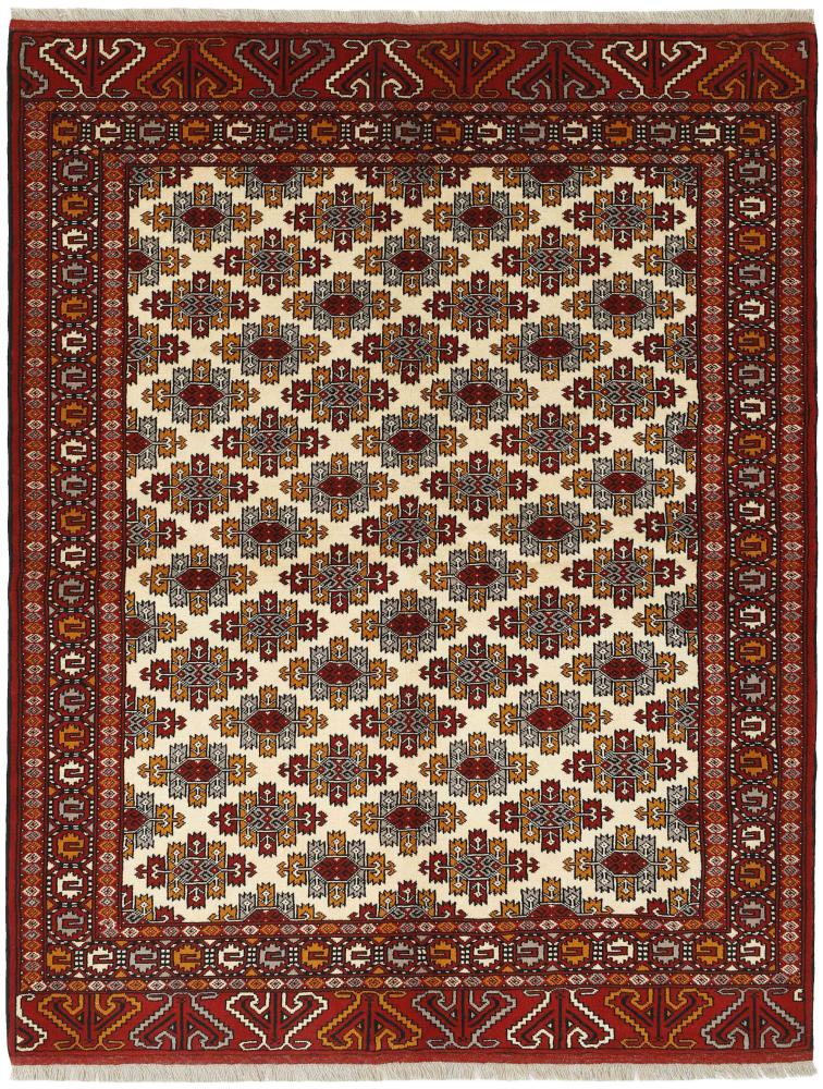 Perserteppich Turkaman 225x176 225x176, Perserteppich Handgeknüpft