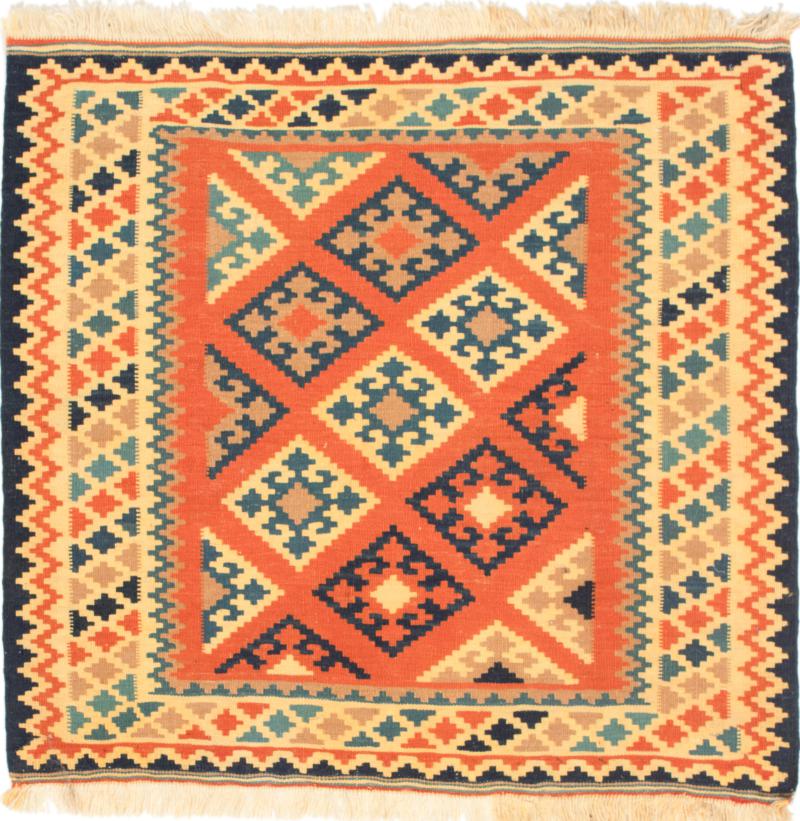 Persian Rug Kilim Fars 104x99 104x99, Persian Rug Woven by hand