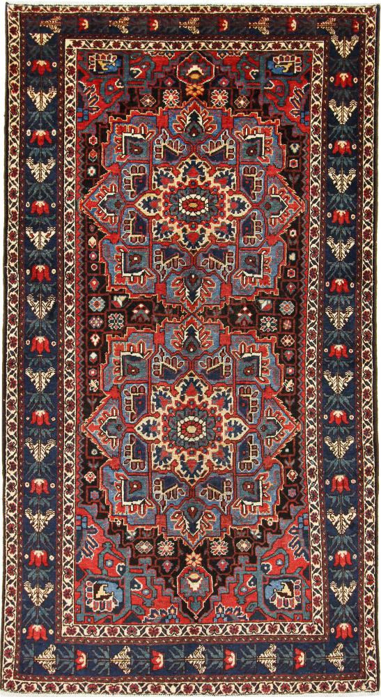 Persian Rug Bakhtiari 9'8"x5'3" 9'8"x5'3", Persian Rug Knotted by hand