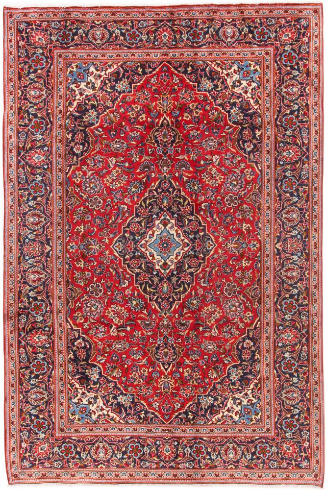 Persian Rug Keshan 9'11"x6'8" 9'11"x6'8", Persian Rug Knotted by hand