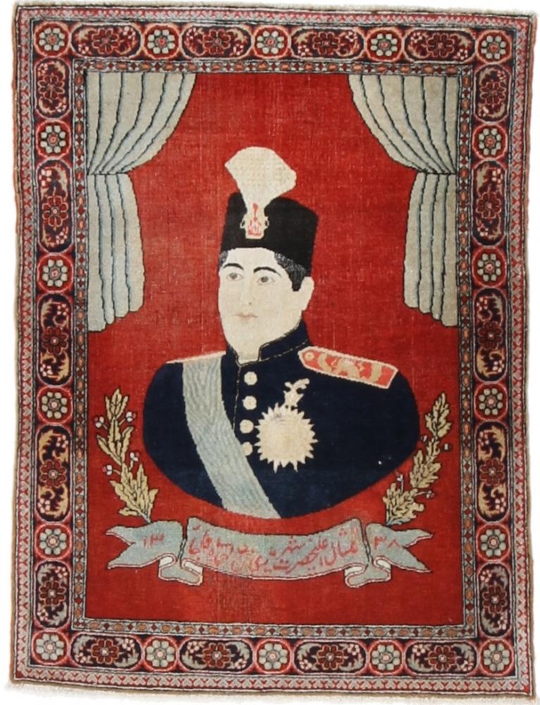  ペルシャ絨毯 ケルマン アンティーク 77x57 77x57,  ペルシャ絨毯 手織り