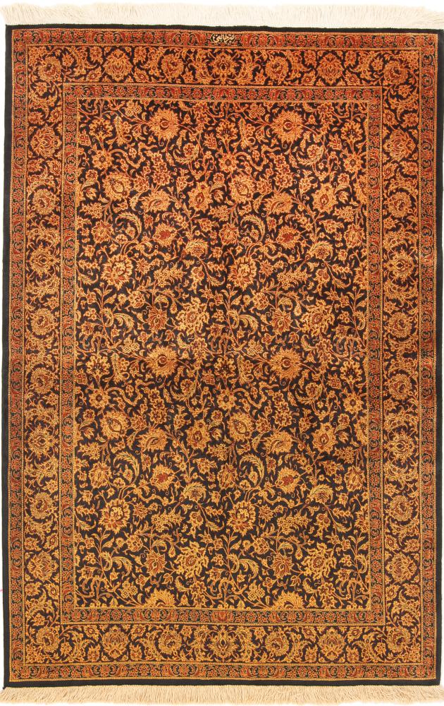 Persian Rug Qum Silk 151x99 151x99, Persian Rug Knotted by hand