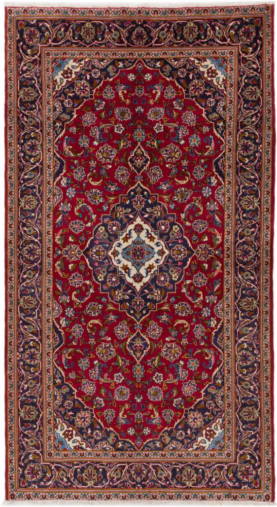 Tapis persan Kashan 260x145 260x145, Tapis persan Noué à la main