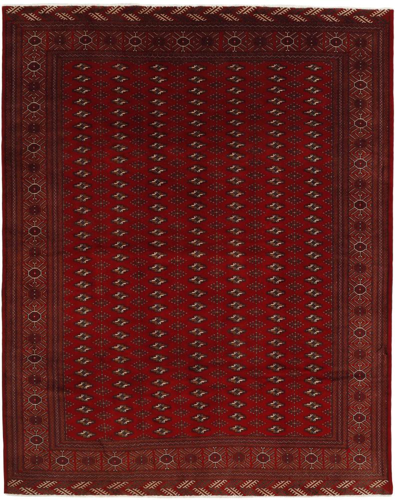  ペルシャ絨毯 トルクメン 10'9"x8'5" 10'9"x8'5",  ペルシャ絨毯 手織り