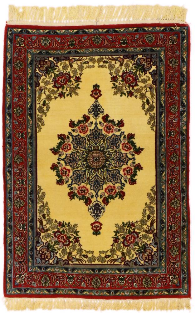 Persisk matta Isfahan Silkesvarp 101x68 101x68, Persisk matta Knuten för hand