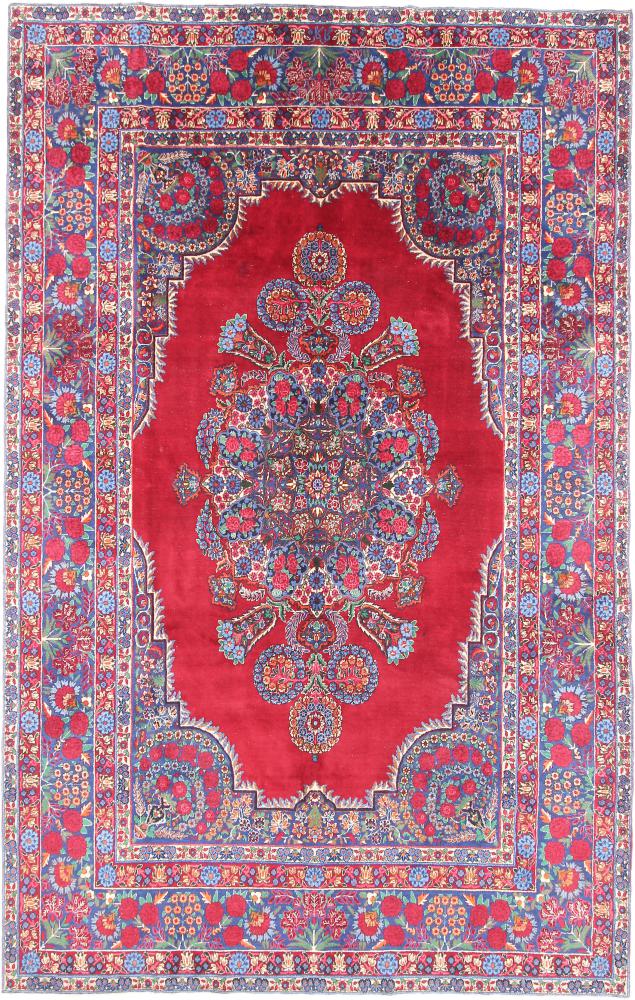  ペルシャ絨毯 Mashhad アンティーク 337x213 337x213,  ペルシャ絨毯 手織り
