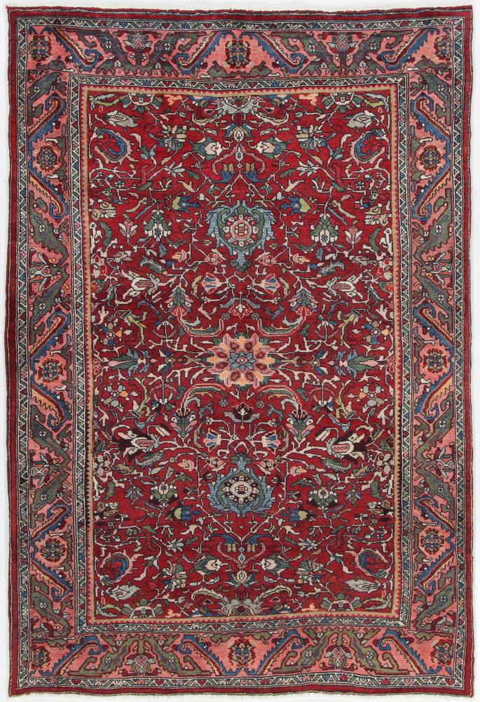 Tapis persan Bidjar Antique 198x133 198x133, Tapis persan Noué à la main