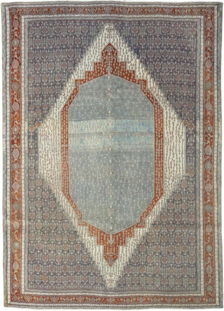 Persian Rug Senneh 9'3"x6'6" 9'3"x6'6", Persian Rug Knotted by hand