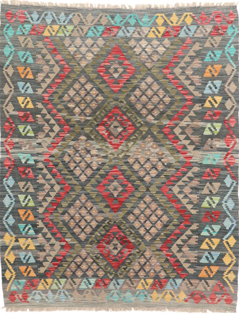 Afghan rug Kilim Afghan Heritage 5'7"x4'4" 5'7"x4'4", Persian Rug Woven by hand