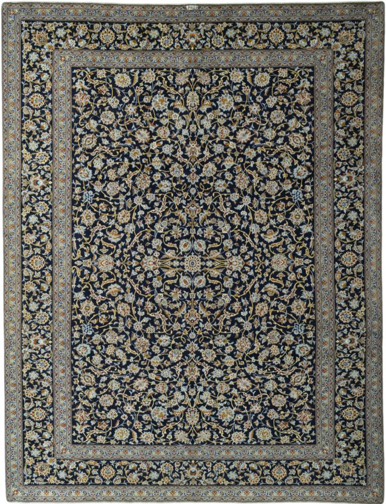 Tapis persan Kashan 13'3"x10'4" 13'3"x10'4", Tapis persan Noué à la main