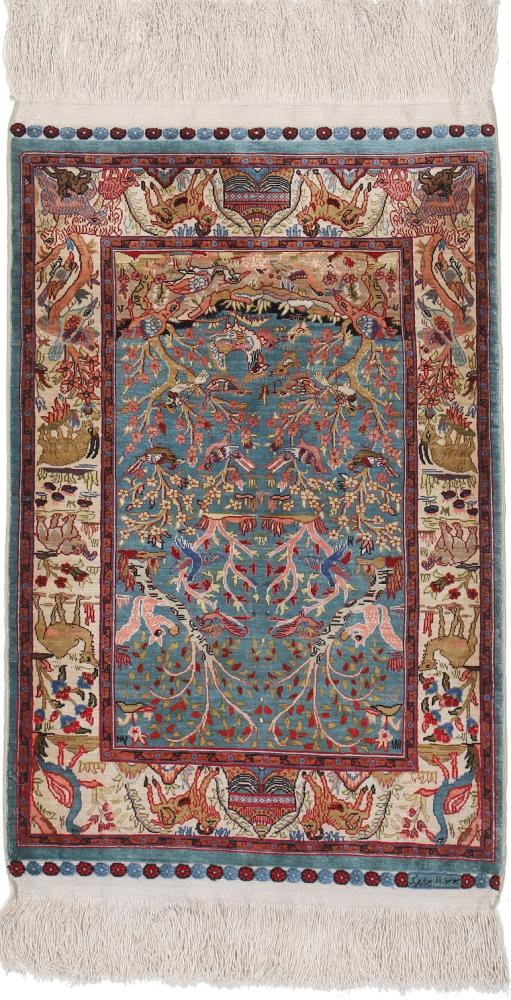 Hereke 64x41 64x41, Perzisch tapijt Handgeknoopte