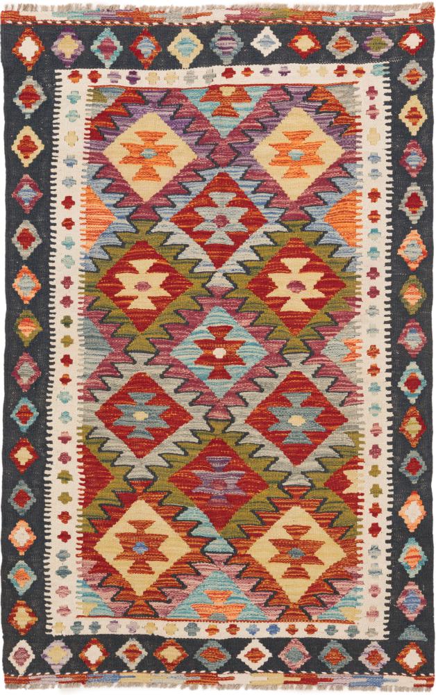 Afghanska mattan Kilim Afghan 147x95 147x95, Persisk matta handvävd 