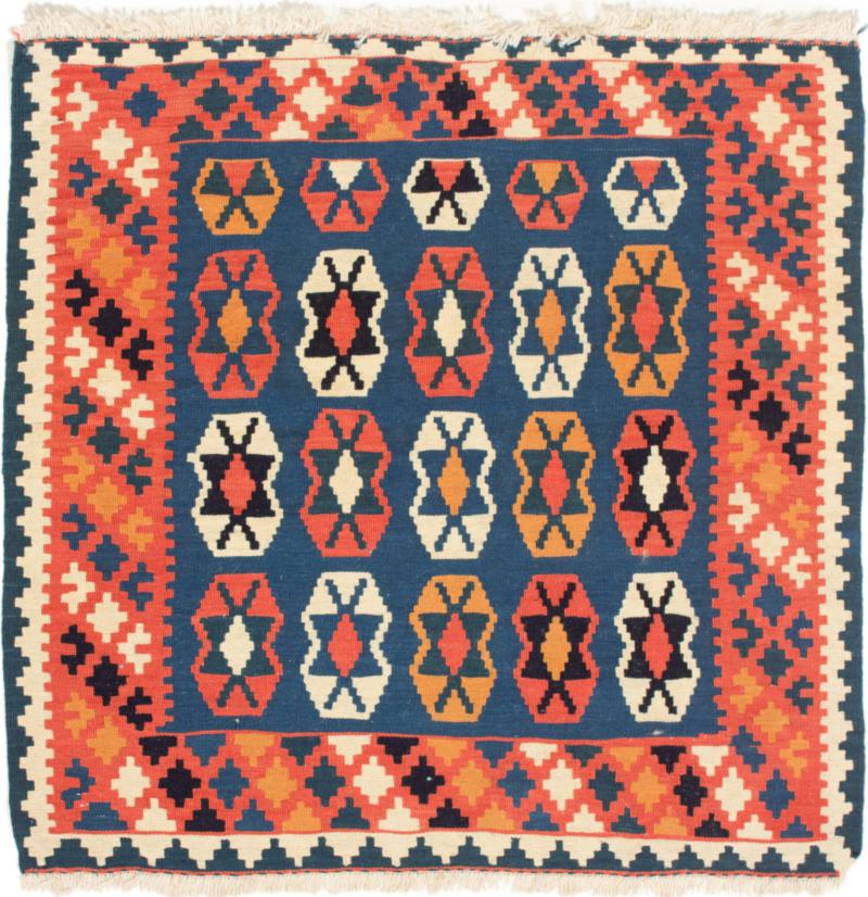  ペルシャ絨毯 キリム Fars 101x97 101x97,  ペルシャ絨毯 手織り