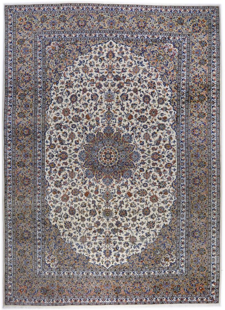 Περσικό χαλί Keshan πολύτιμα λόγω παλαιότητας 411x299 411x299, Περσικό χαλί Οι κόμποι έγιναν με το χέρι