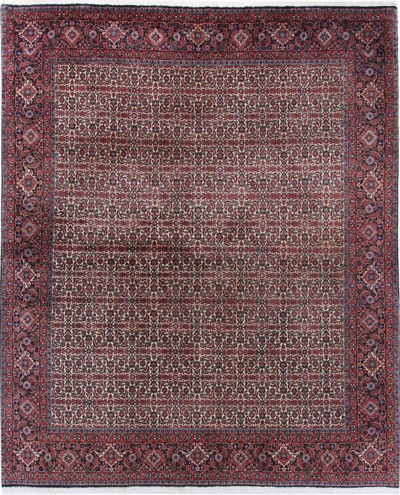 Persian Rug Bidjar Tekab 8'0"x6'8" 8'0"x6'8", Persian Rug Knotted by hand