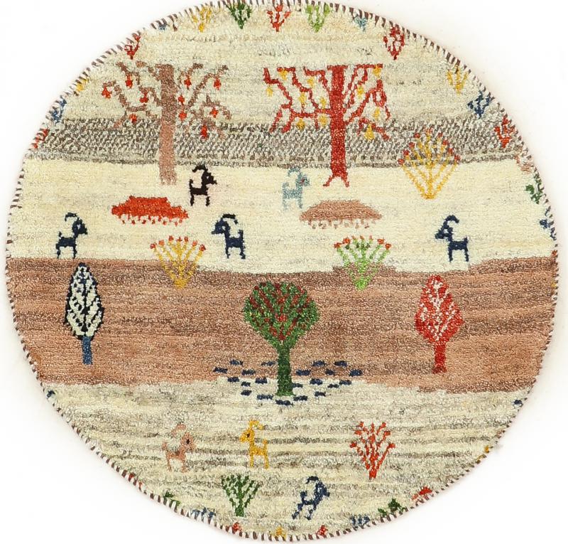 Perzisch tapijt Perzisch Gabbeh Loribaft Nature 57x57 57x57, Perzisch tapijt Handgeknoopte