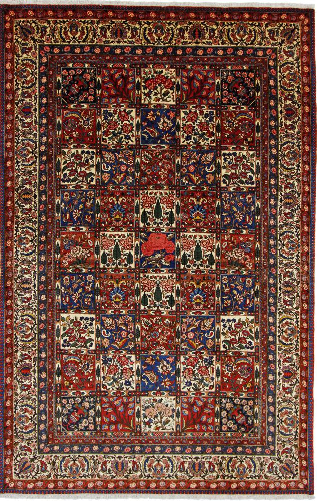  ペルシャ絨毯 バクティアリ オールド Baba Heydar 313x202 313x202,  ペルシャ絨毯 手織り
