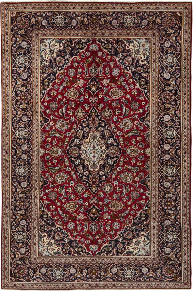 Persian Rug Keshan 10'2"x6'6" 10'2"x6'6", Persian Rug Knotted by hand