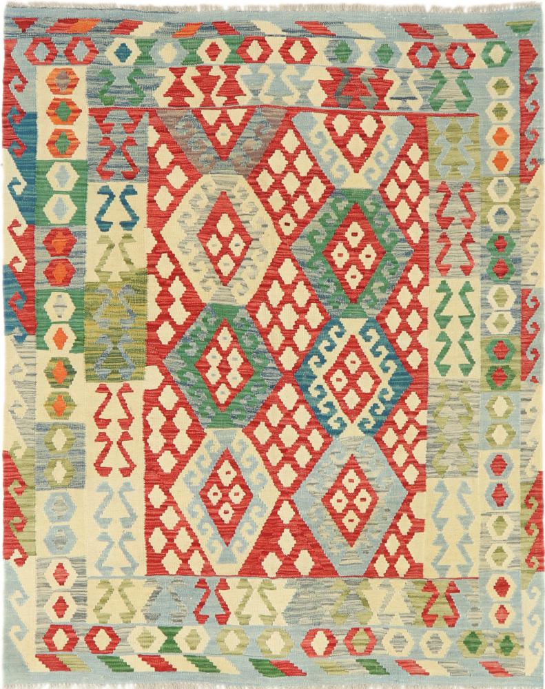 Afganistan-matto Kelim Afghan 197x160 197x160, Persialainen matto kudottu