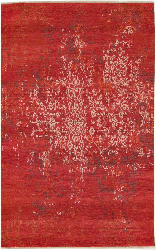 Indo rug Sadraa 10'2"x6'4" 10'2"x6'4", Persian Rug Knotted by hand