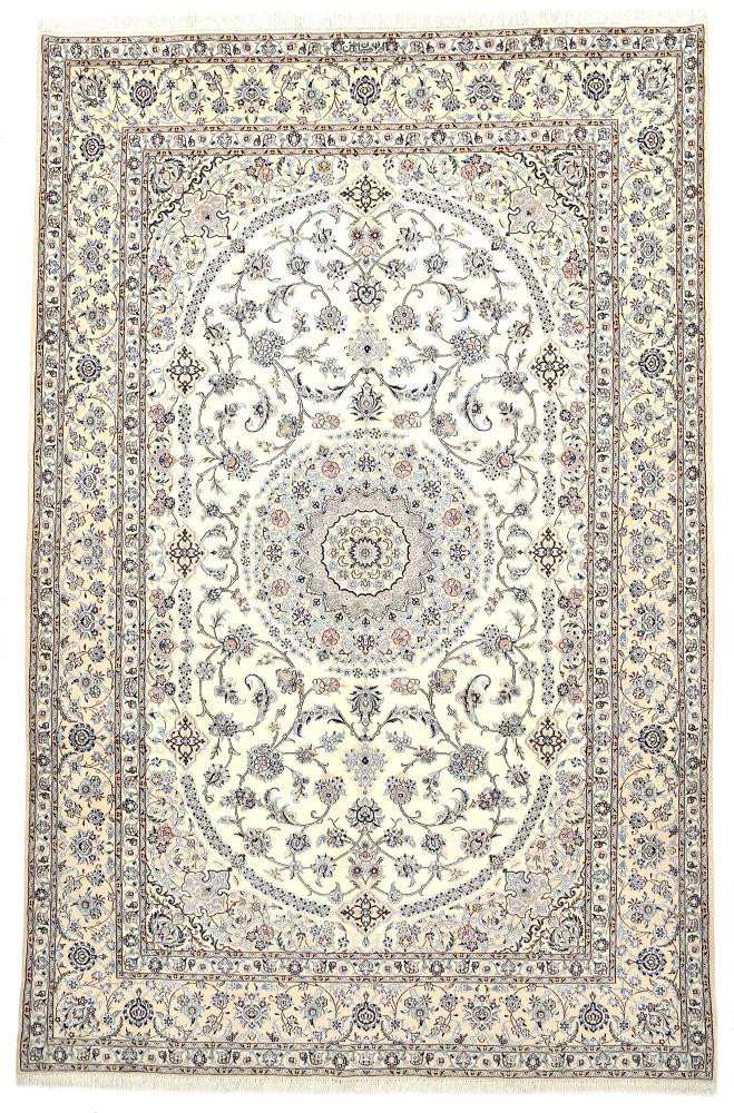 Persian Rug Nain 6La 10'0"x6'6" 10'0"x6'6", Persian Rug Knotted by hand