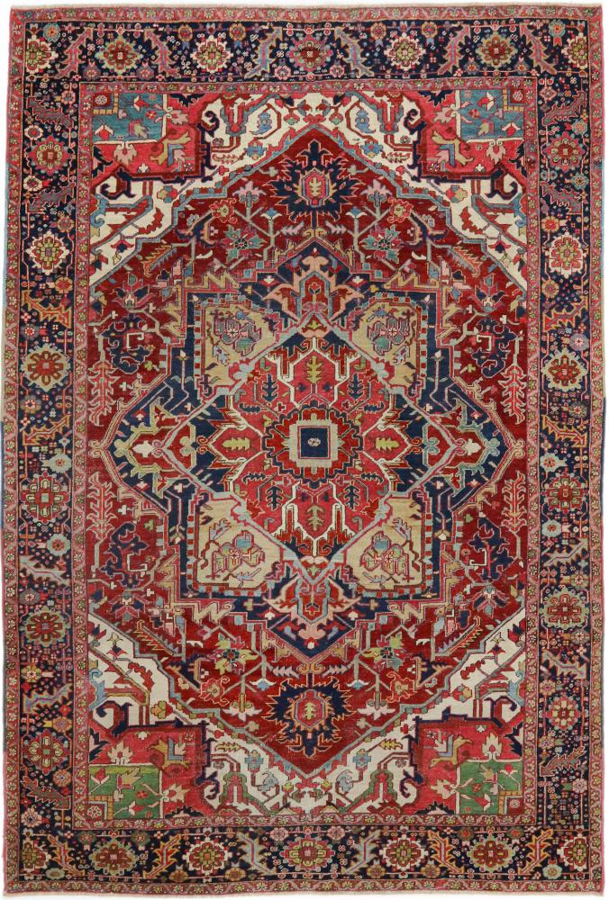 Persian Rug Heriz Antique 309x211 309x211, Persian Rug Knotted by hand