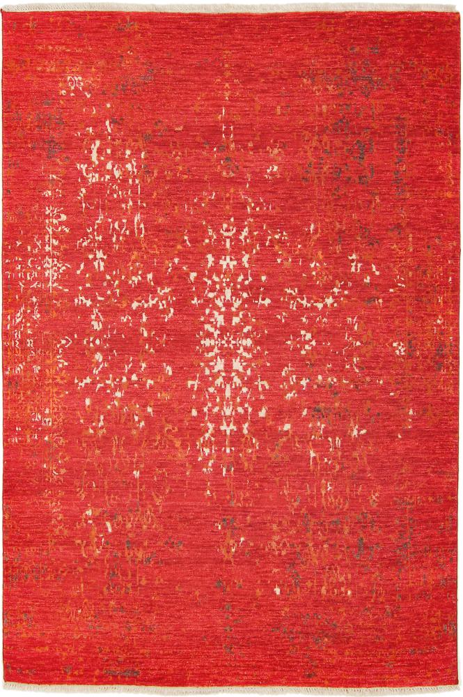 Indiaas tapijt Sadraa 198x133 198x133, Perzisch tapijt Handgeknoopte