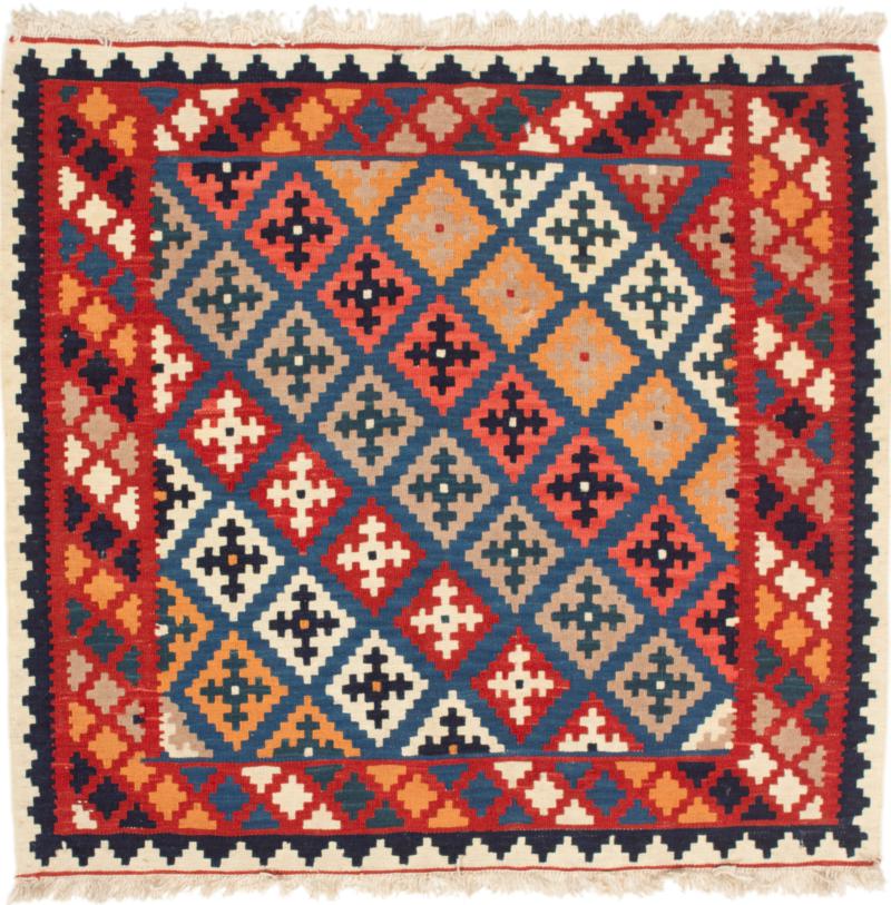  ペルシャ絨毯 キリム Fars 104x98 104x98,  ペルシャ絨毯 手織り