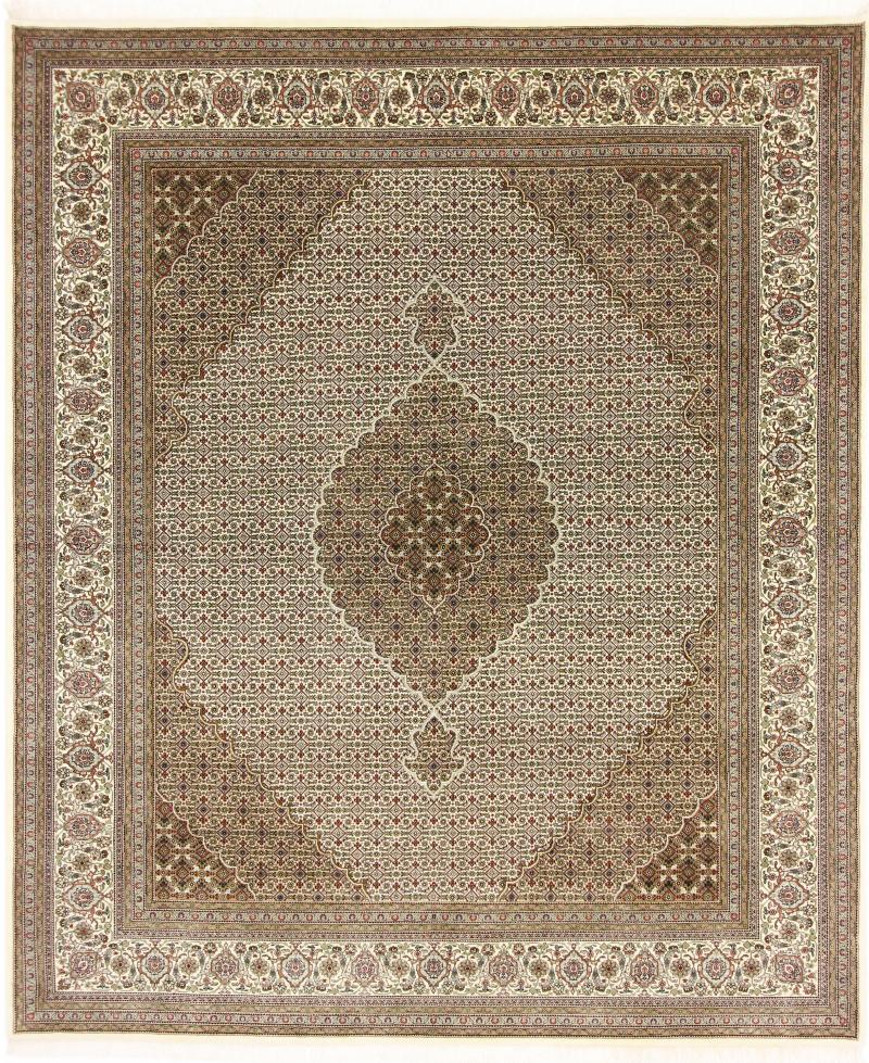 Intialainen matto Indo Tabriz Mahi 9'9"x8'3" 9'9"x8'3", Persialainen matto Solmittu käsin