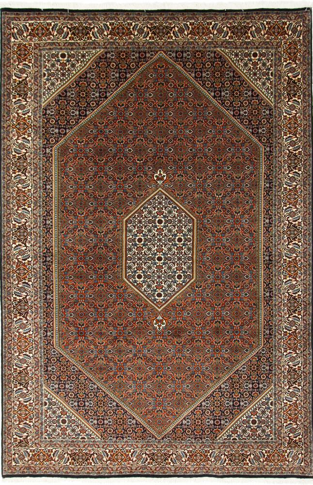 Persian Rug Bidjar 9'10"x6'7" 9'10"x6'7", Persian Rug Knotted by hand