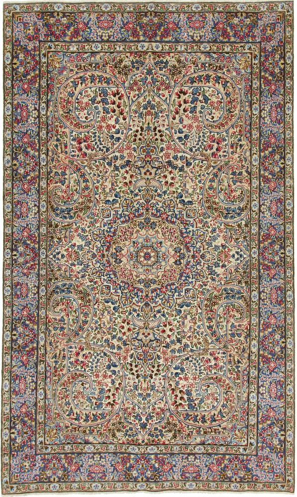 Persian Rug Kerman 9'11"x5'10" 9'11"x5'10", Persian Rug Knotted by hand