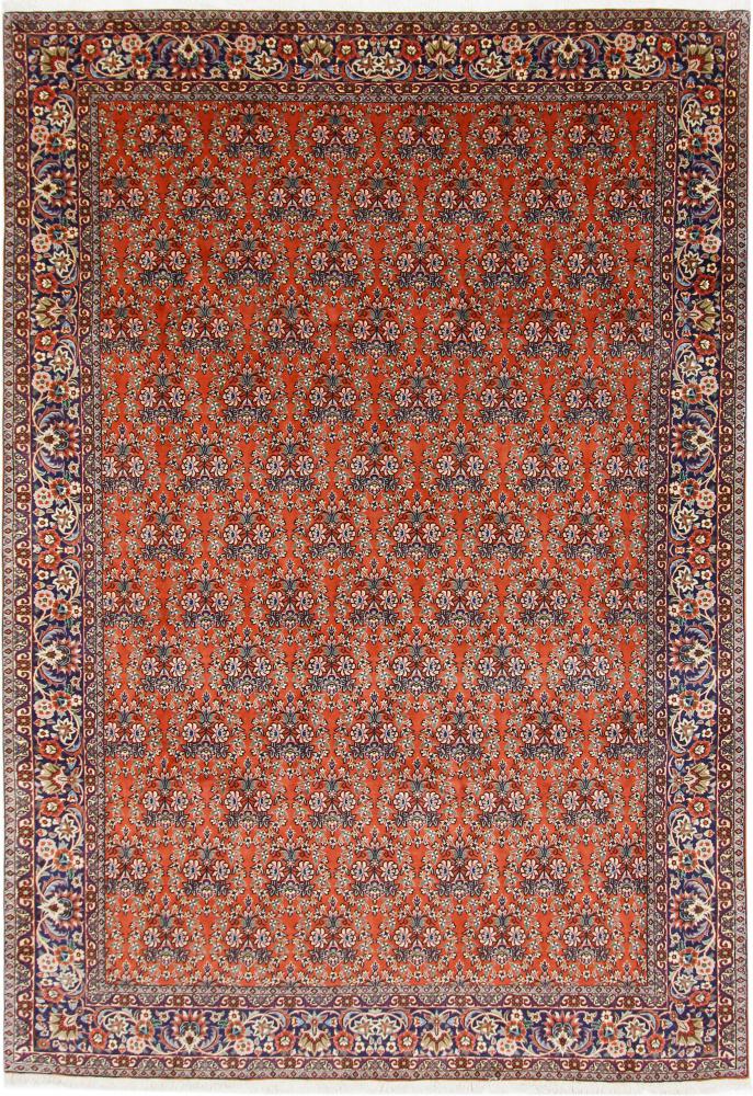  ペルシャ絨毯 ビジャー 9'9"x6'8" 9'9"x6'8",  ペルシャ絨毯 手織り