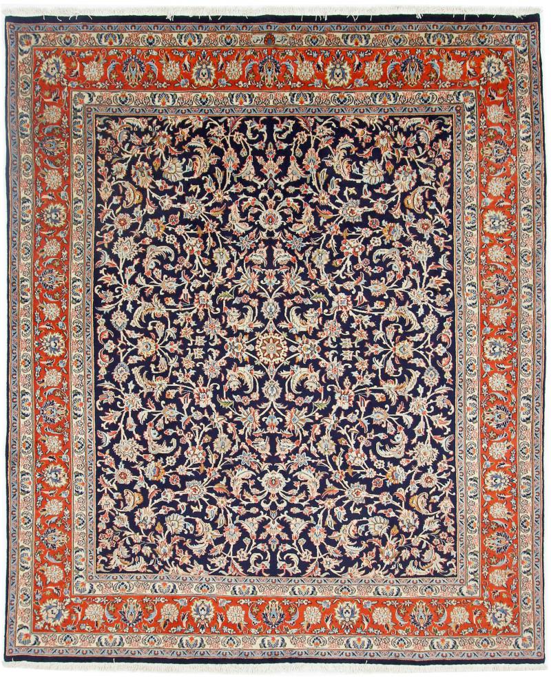 Persisk tæppe Sarough 297x246 297x246, Persisk tæppe Knyttet i hånden