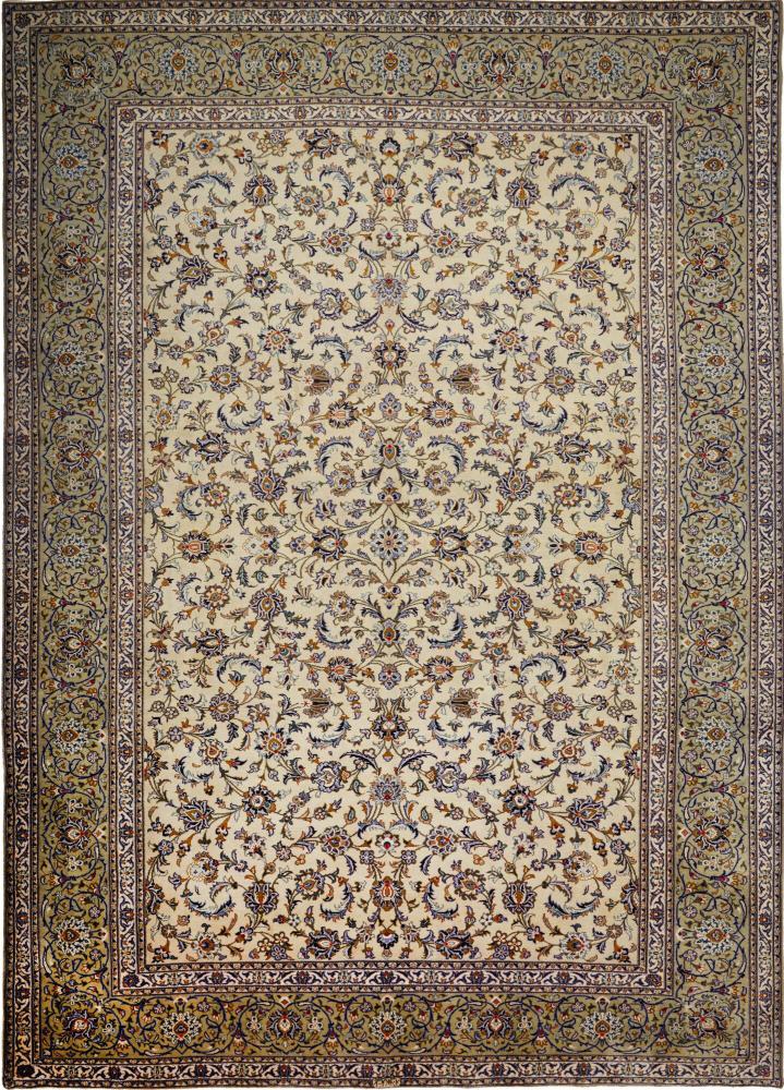 Perzisch tapijt Keshan 13'4"x9'5" 13'4"x9'5", Perzisch tapijt Handgeknoopte