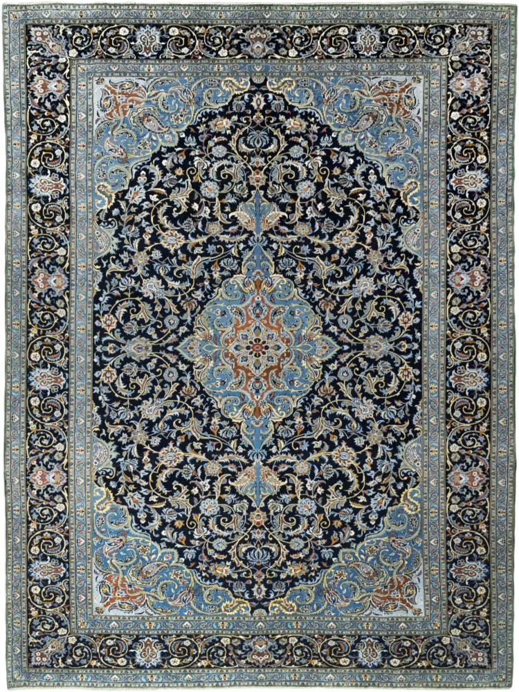 Persian Rug Keshan 13'2"x9'11" 13'2"x9'11", Persian Rug Knotted by hand